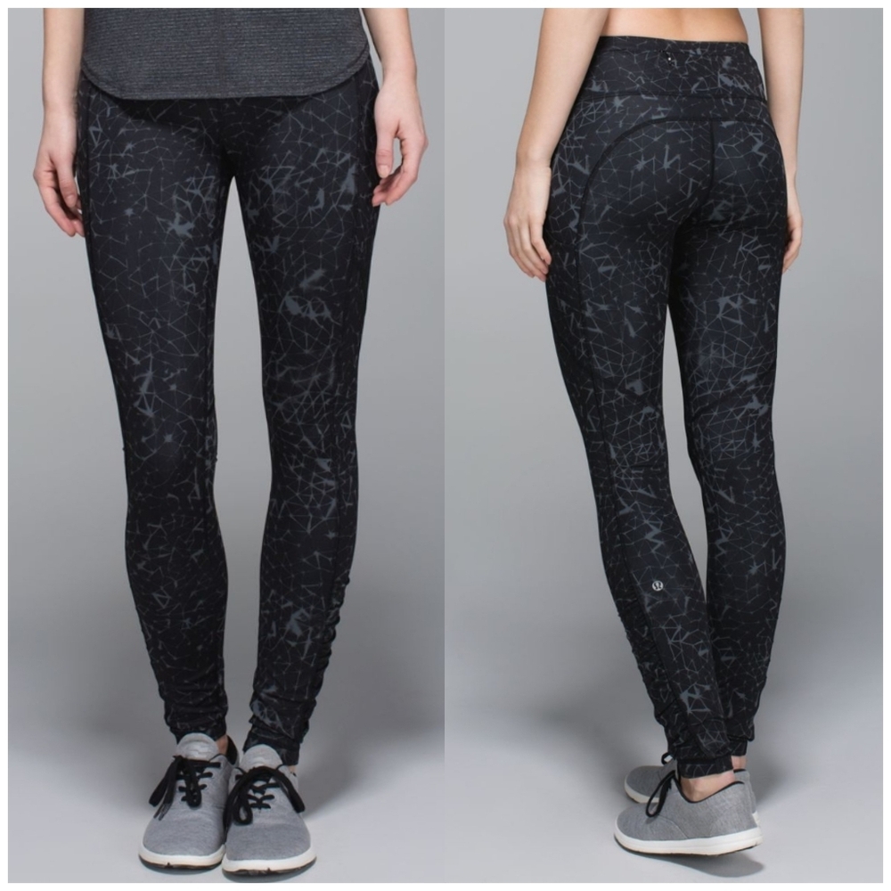 Lululemon Speed Tight III *Full-On LuxtremeStar Crushed Coal Black